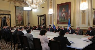 Jefe de Estado recibe a representantes de ONU (Foto Prensa Presidencial)
