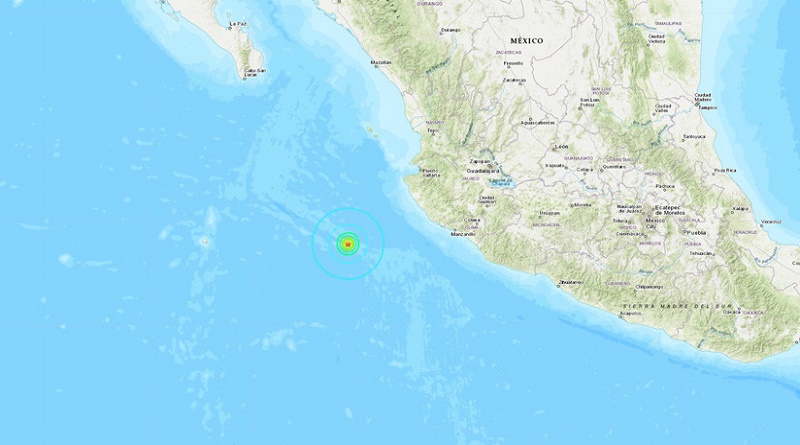 Sismo de 5,8 se registra frente a costas del Pacífico mexicano