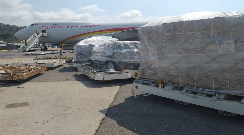 China entrega a Venezuela tercera ayuda técnica humanitaria con 64 toneladas de insumos médicos (Foto MinSalud)