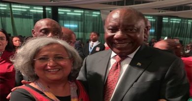 Presidenta del CNE destaca alto civismo en recientes elecciones sudafricanas