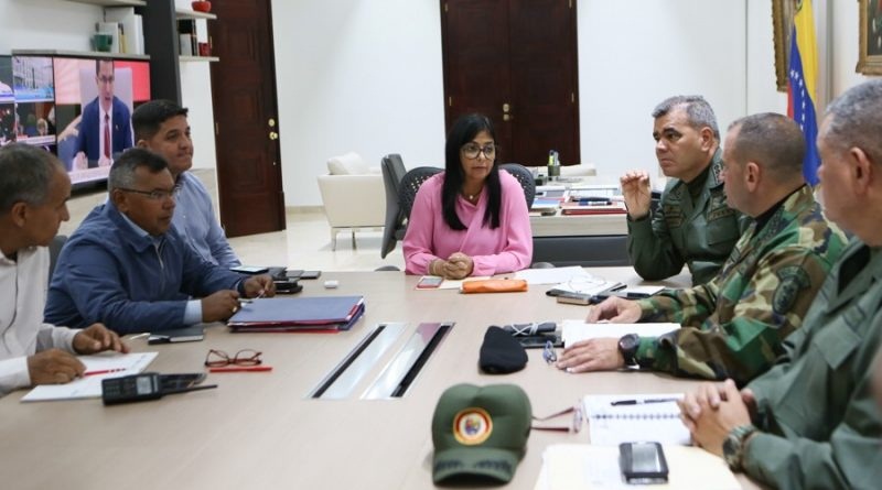 Vicepresidenta Ejecutiva y Estado Mayor Eléctrico avanzan en estrategias para blindar el SEN (Foto Vicepresidencia)
