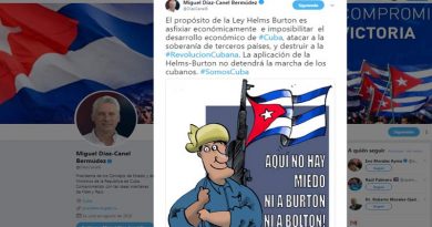 Díaz-Canel: La Helms-Burton no detendrá la marcha de los cubanos