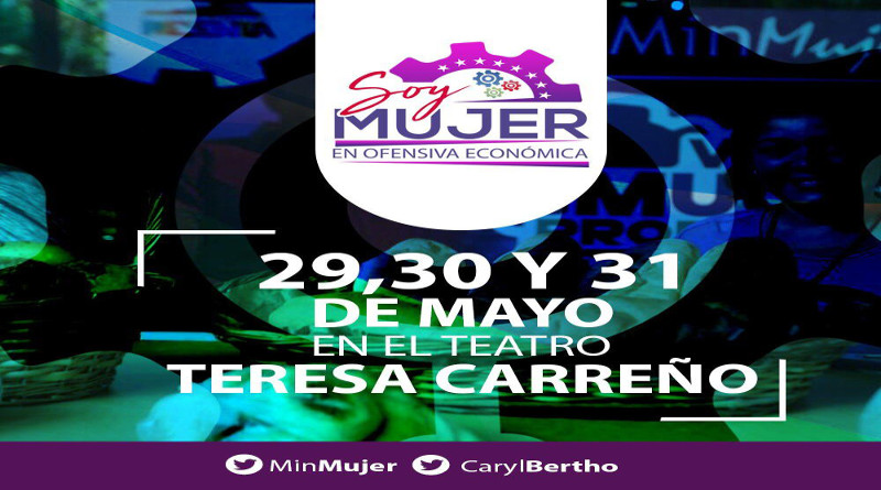 Expoferia “Soy mujer En Ofensiva Económica” inicia este 29 de mayo en Caracas