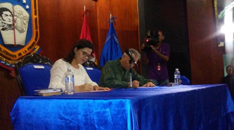Ministerio de Comunas y Unefa firman acuerdo para crear centro de investigación