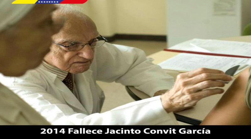 Jefe de Estado recuerda al médico y científico Jacinto Convit tras celebrarse 5 años de su muerte