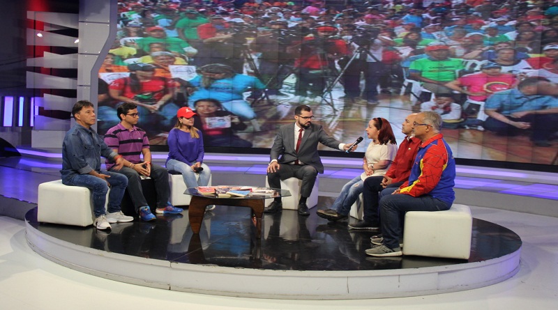Televisión, a propósito del primer día de la jornada de Diálogo y Propuestas convocada por el Jefe de Estado (Foto MultimediosVTV)