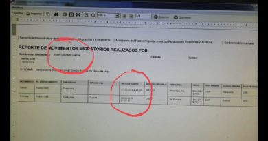 Movimiento migratorio del periodista español Joan Guirado demuestra que salió de Venezuela en condición de turista
