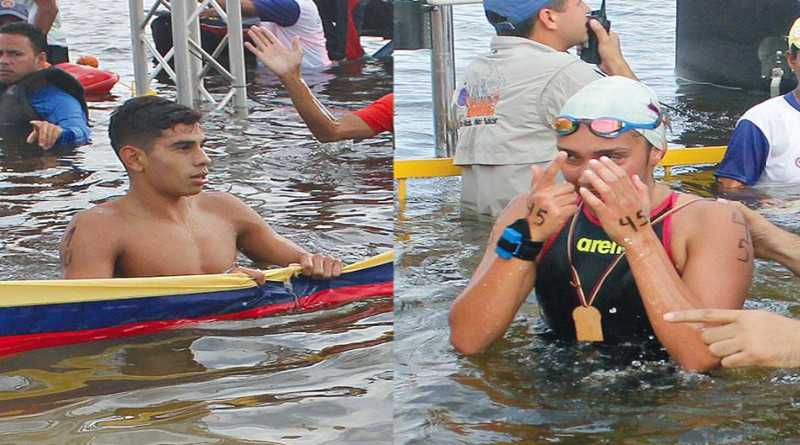 Zambrano y Pascuzzo ganaron edición del Paso a Nado de los ríos Orinoco y Caroní