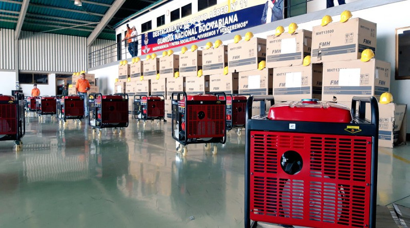 Entregan 50 plantas eléctricas a estaciones de servicio de combustible del estado Zulia