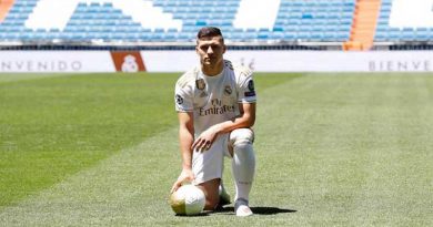 Real Madrid presentó a Luka Jovic en el Santiago Bernabéu