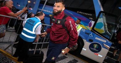 La Vinotinto arribó a Río de Janeiro para medirse este viernes a Argentina