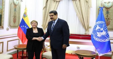 Michelle Bachelet visita en Miraflores al presidente Constitucional Nicolás Maduro (Foto Prensa Presidencial)