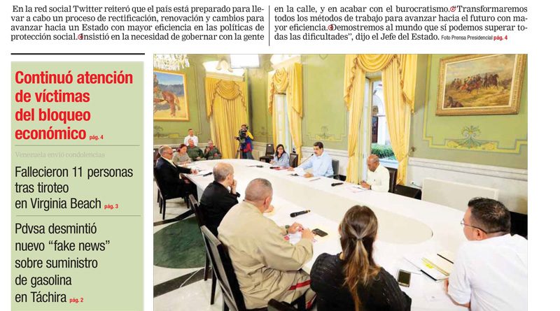Lea aquí las portadas de los principales medios impresos en Venezuela este 03Junio