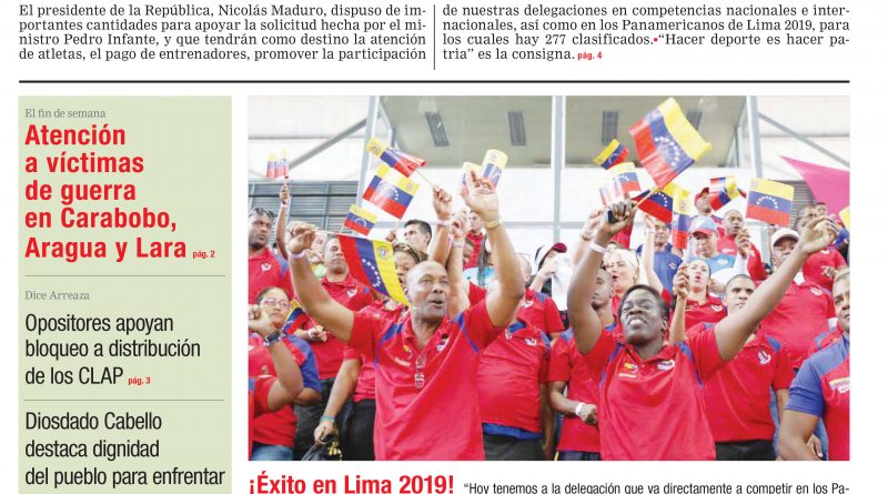Lea aquí las portadas de los principales medios en Venezuela este 05Junio
