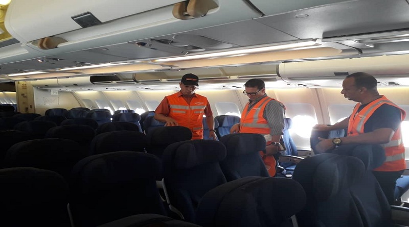 Conviasa ejecuta mantenimiento de aeronave Airbus 340-200 para incorporarla a sus vuelos