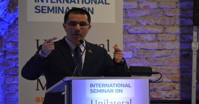 Venezuela denuncia agresión económica y política de EE.UU. en seminario internacional de Viena