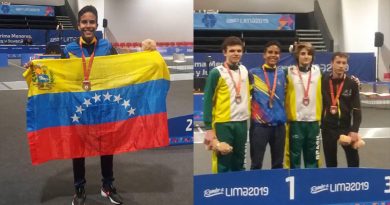 Venezolano Moises Molina es el campeón sudamericano de esgrima modalidad sable