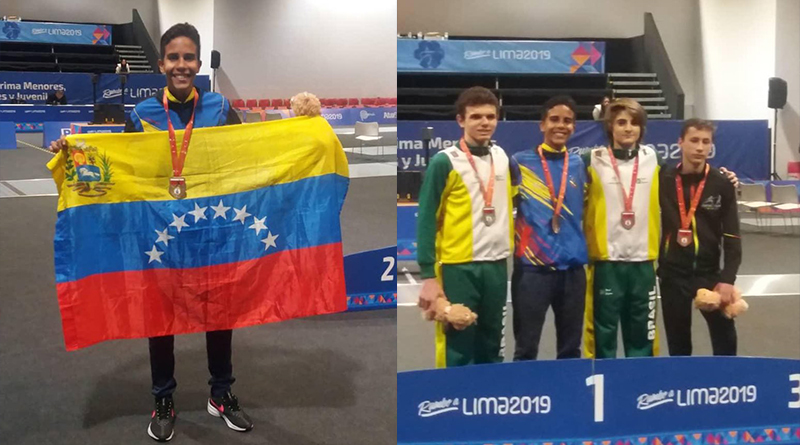 Venezolano Moises Molina es el campeón sudamericano de esgrima modalidad sable