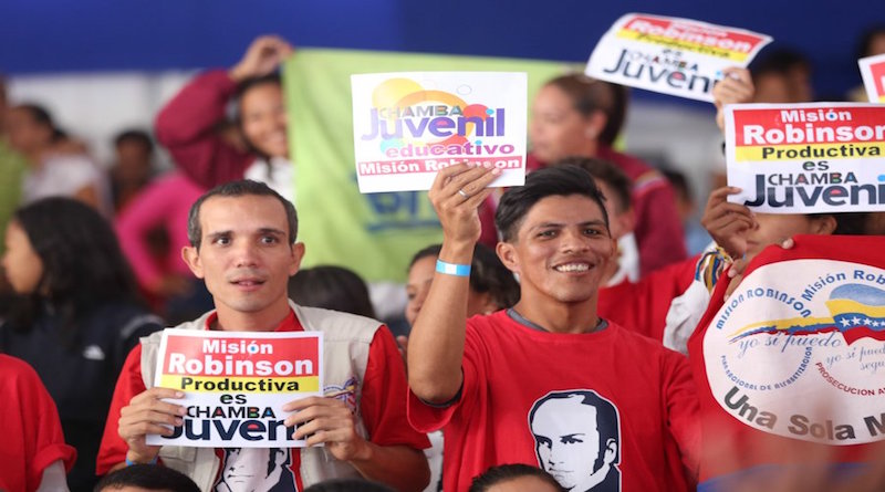 Más de 1 millón 600 mil jóvenes están registrados en la Gran Misión Chamba Juvenil