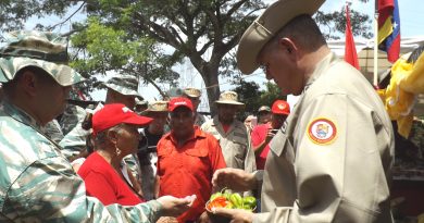 MinAlimentación inspecciona centros piloto agroproductivos de la Milicia Bolivariana