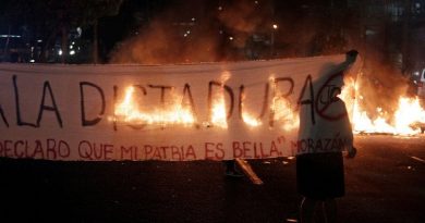 Un fallecido y 15 heridos es el saldo de las protestas que exigen dimisión del presidente de Honduras