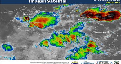 Precipitaciones moderadas y fuertes para este lunes en varios estados del país