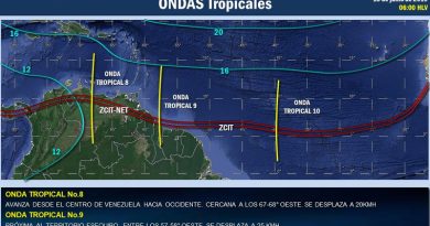 Se prevén precipitaciones de variada intensidad en gran parte del país este martes
