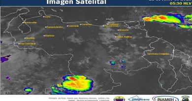 Inameh pronostica pocas precipitaciones en el país este viernes