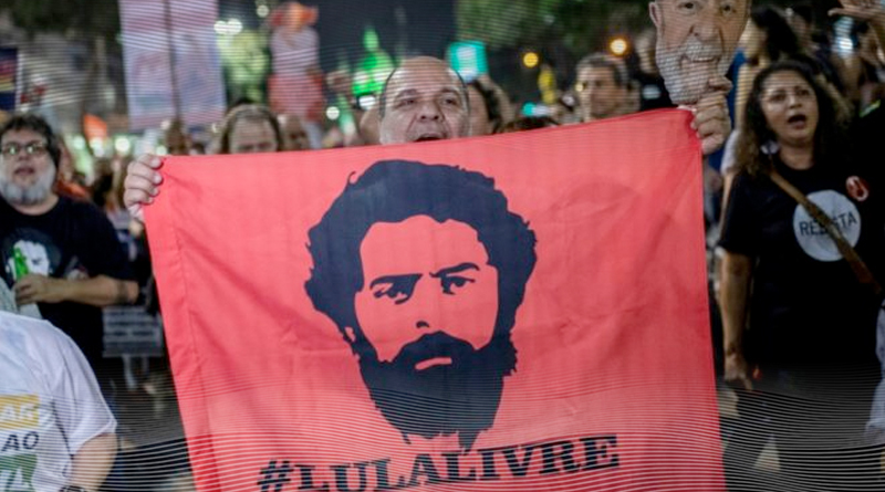 Movimientos sociales protagonizan manifestaciones en Brasil para exigir la libertad de Lula