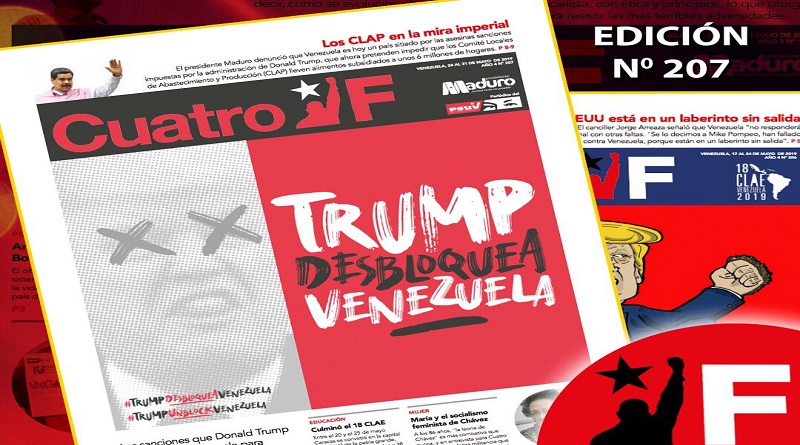 Edición 207 de Cuatro F reitera intenciones de Guaidó de atentar contra estabilidad del pueblo