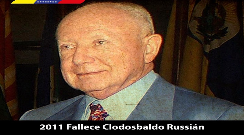 Presidente Maduro rinde tributo a Clodosbaldo Russián a 8 años de su siembra