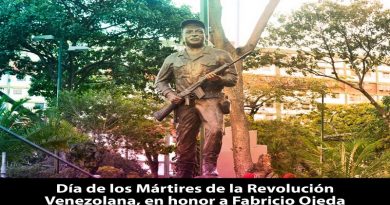 Venezuela conmemora Día de los Mártires de la Revolución, en honor a Fabricio Ojeda