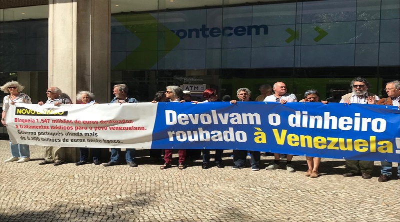 Canciller Arreaza: Organizaciones de Portugal apoyan a los venezolanos con protesta en el Novo Banco