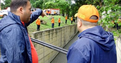Protección Civil Nacional supervisa quebrada Agua de Maíz en Miranda