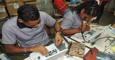Plan para reparar Canaimitas de escuelas y comunidades de Caracas llega a La Vega
