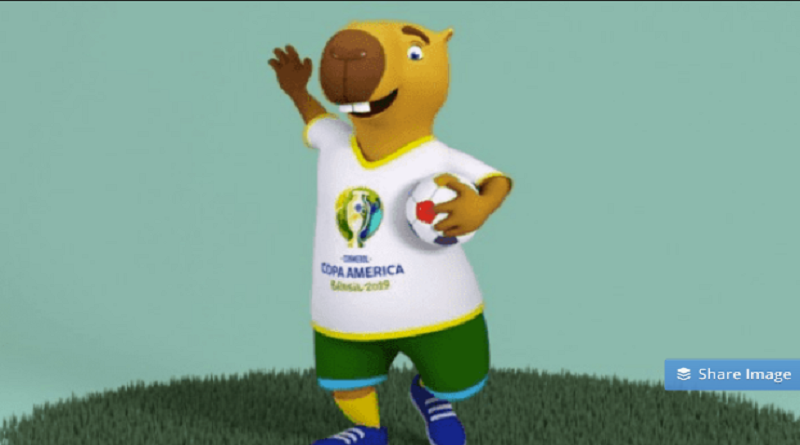 Mascota y balón oficial de Copa América 2019 rinden homenaje a Brasil
