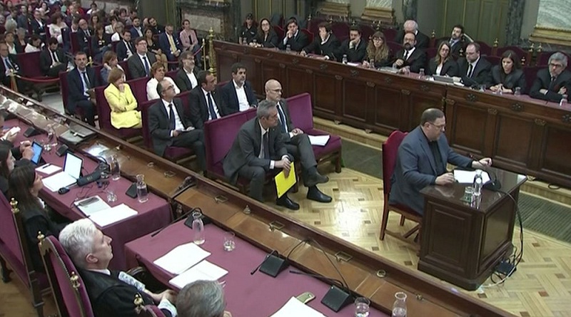 Justicia española culmina juicio a presos políticos catalanes acusados de “golpe de Estado”