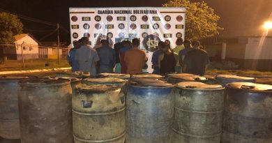 Detenidos 14 ciudadanos por extracción ilegal de combustible en el estado Bolívar