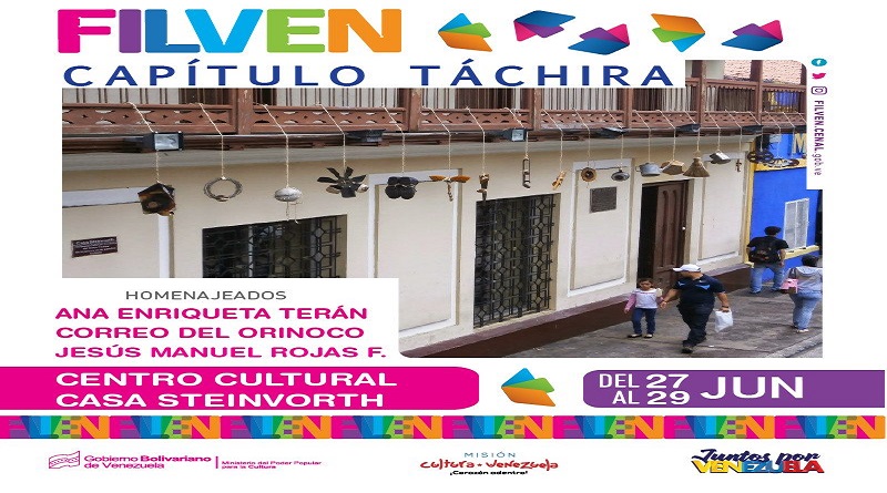 Filven capítulo Táchira abre sus puertas del 27 al 29 de junio