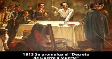 Hace 206 años ocurrió la proclama de Guerra a Muerte a los españoles