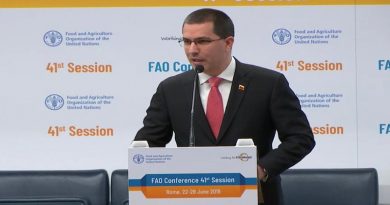 Venezuela expone ante la FAO avances en materia alimentaria pese al bloqueo económico