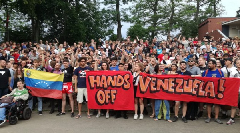 Festival de la Juventud comunista alemana exige “Manos Fuera de Venezuela”