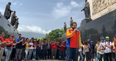 Juventud venezolana rechaza las sanciones impuestas por EE.UU.