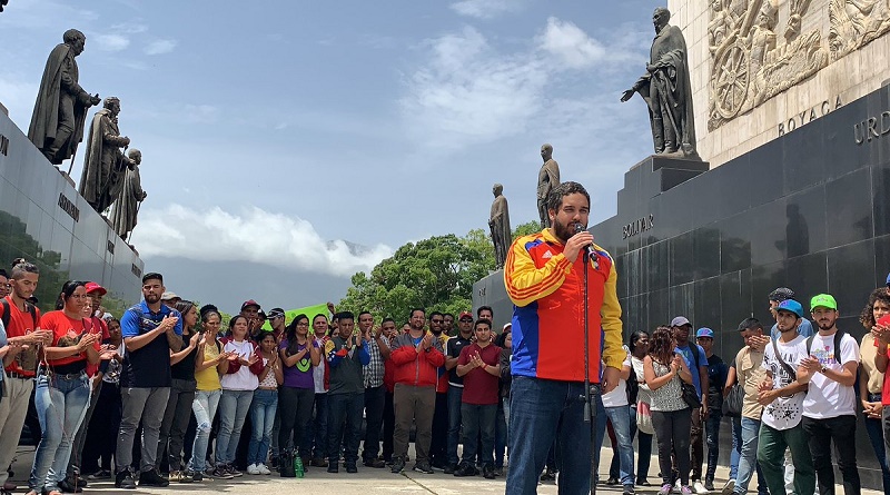 Juventud venezolana rechaza las sanciones impuestas por EE.UU.