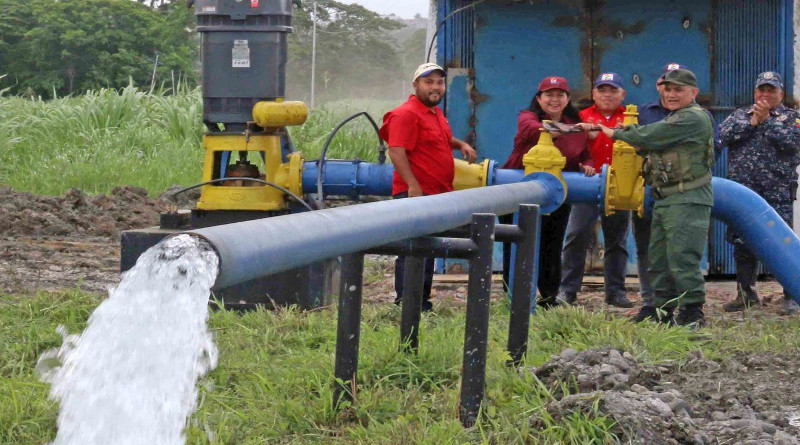 Reactivado pozo 7 de la Estación Carabalí del estado Lara para garantizar el suministro de agua