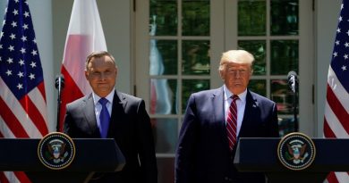 El presidente de EE.UU., Donald Trump, y su homólogo de Polonia, Andrzej Duda, durante una rueda de prensa conjunta en Washington, el 12 de junio de 2019 (Kevin Lamarque / Reuters)