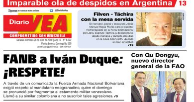 Estas son las portadas de los principales medios impresos de este 26 de junio