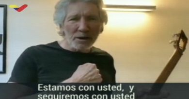 Roger Waters aseguró que continuará apoyando a Venezuela de las agresiones imperiales