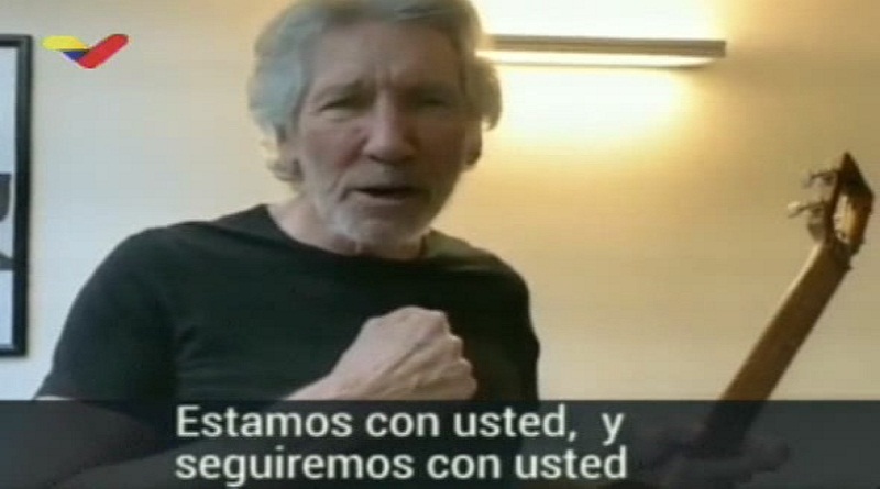 Roger Waters aseguró que continuará apoyando a Venezuela de las agresiones imperiales