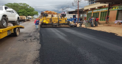 Avanza asfaltado de calles del municipio Sifontes en el estado Bolívar